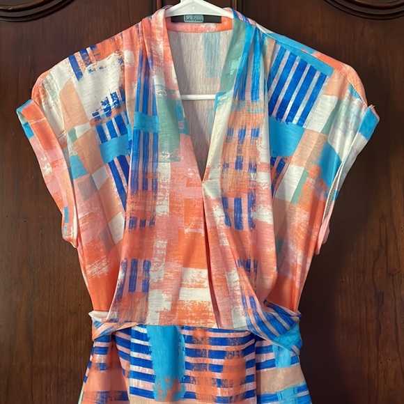 EVA FRANCO Pastel Print Midi Dress - Picture 2 of 8